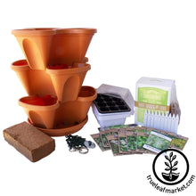 Load image into Gallery viewer, Garden Stacker Planter & Culinary Herb Kit
